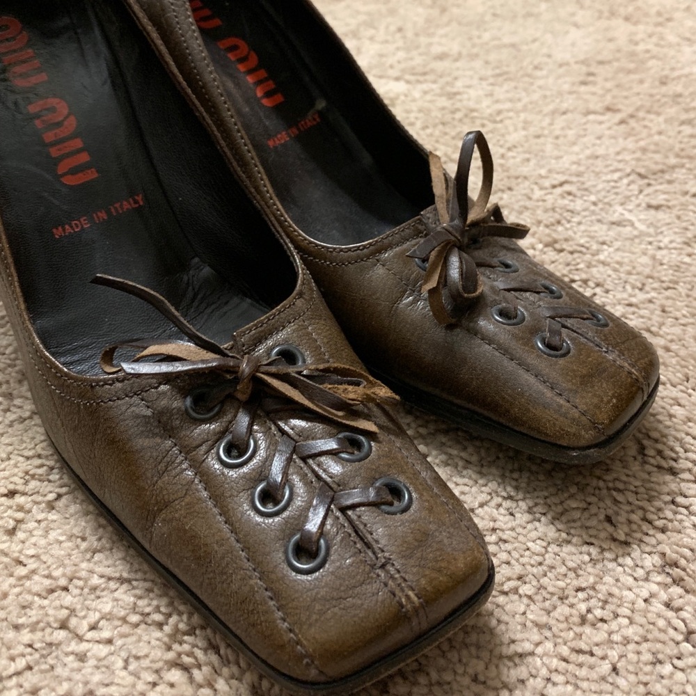 Size 38 Miu Miu heels